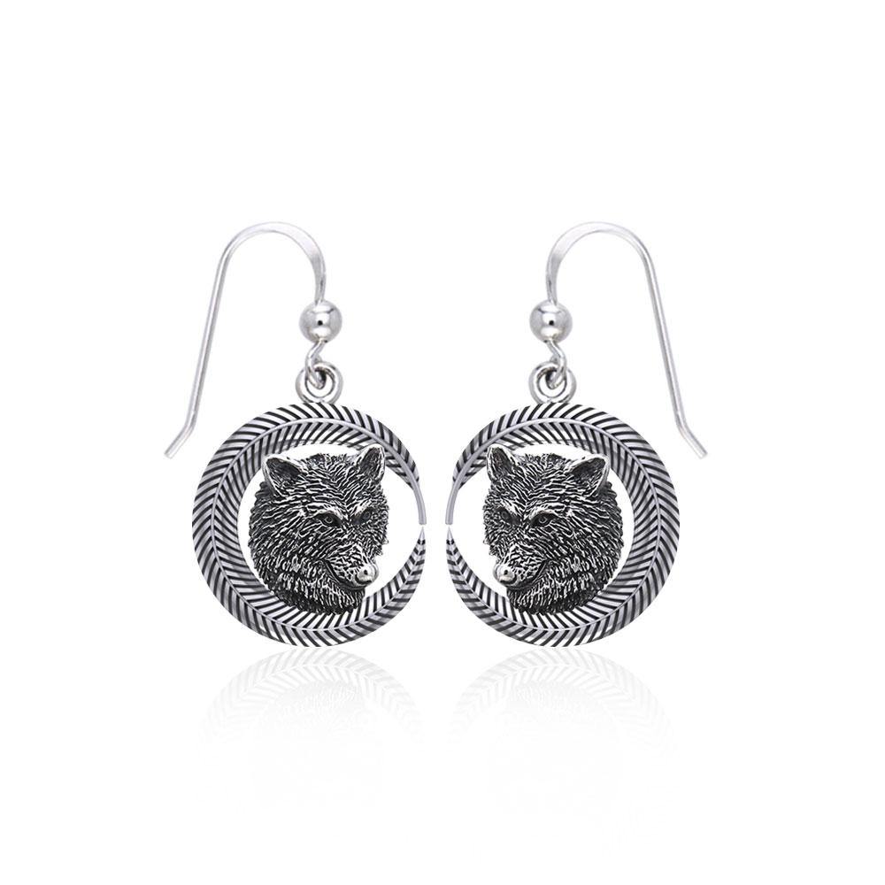 Wolf Sterling Silver Earrings TER1694 Earrings
