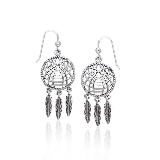 Dreamcatcher Sterling Silver Earrings TER1695 Earrings