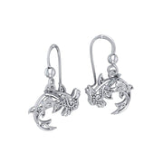 Fierce eminence ~ Sterling Silver Hammerhead Shark Filigree Earrings Jewelry TER1713 Earrings