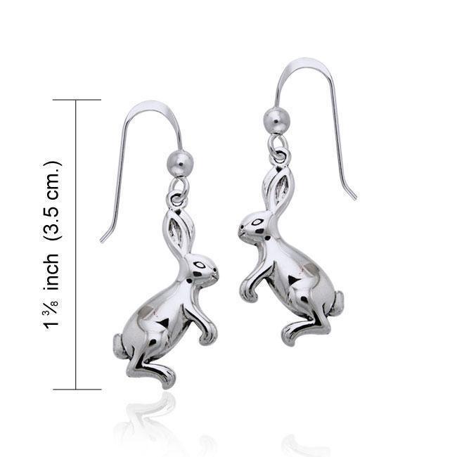 Hare Sterling Silver Earrings TER956 Earrings