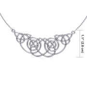 Defined by the ultimate reality ~ Celtic Knotwork Sterling Silver Necklace Jewelry Necklace
