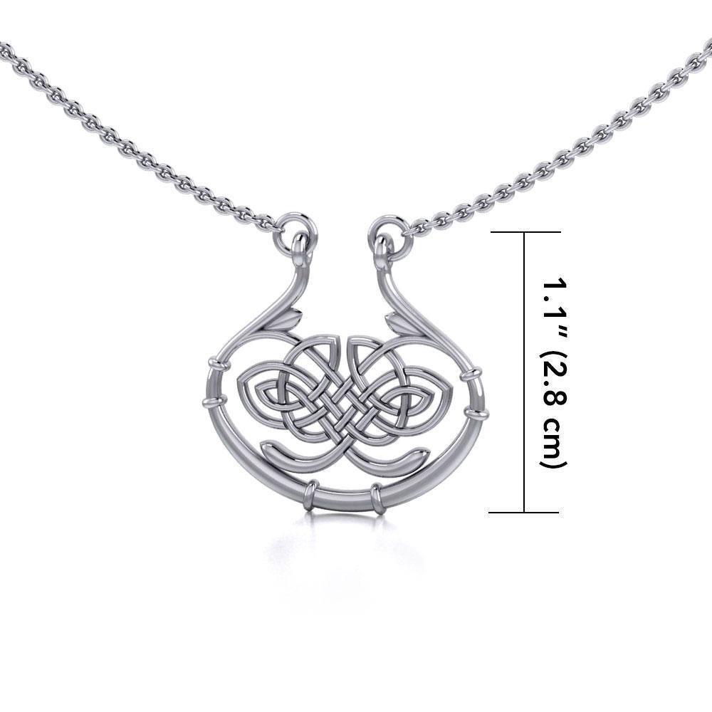 A standout of the Celtic pride ~ Celtic Knotwork Sterling Silver Necklace Jewelry TN005 Necklace