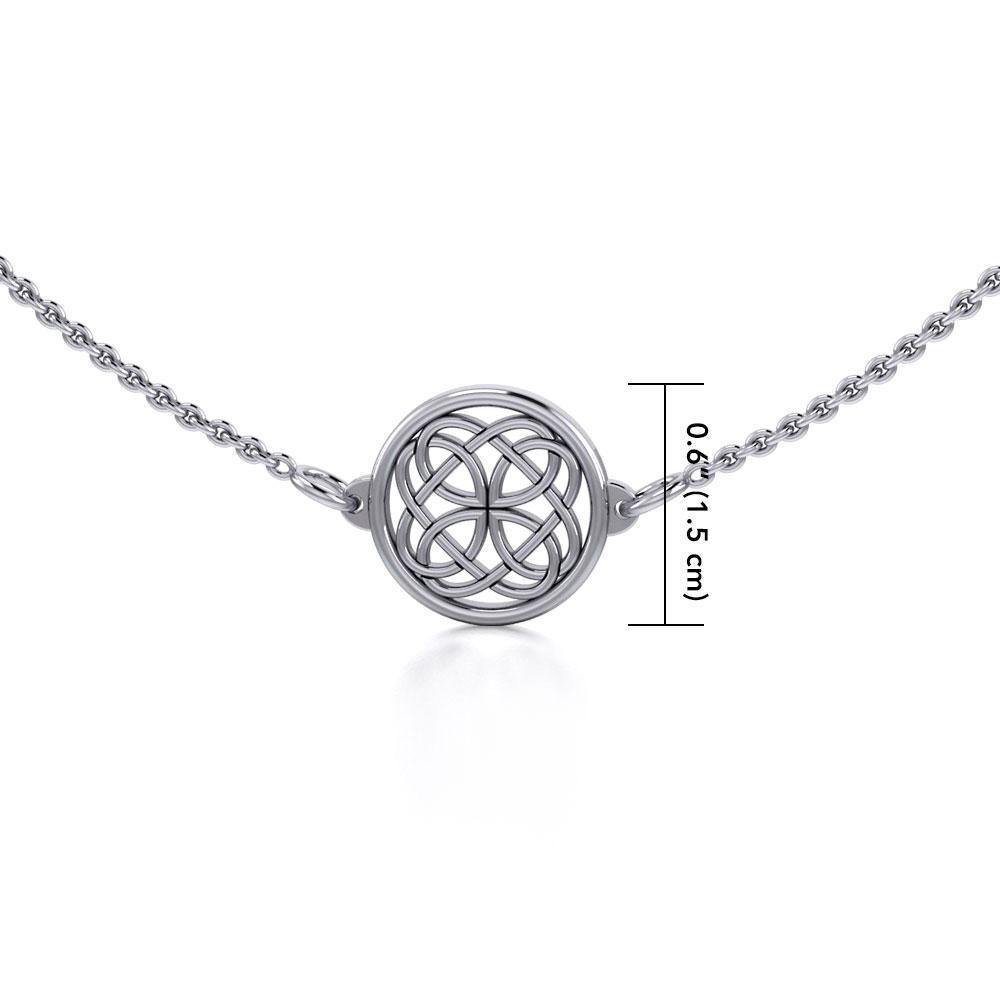 A timeless imprint of eternity ~ Celtic Knotwork Sterling Silver Necklace Jewelry TN010 Necklace