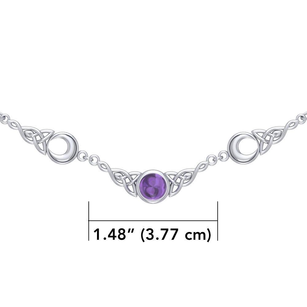 Magick Moon Silver Necklace TN164 Necklace