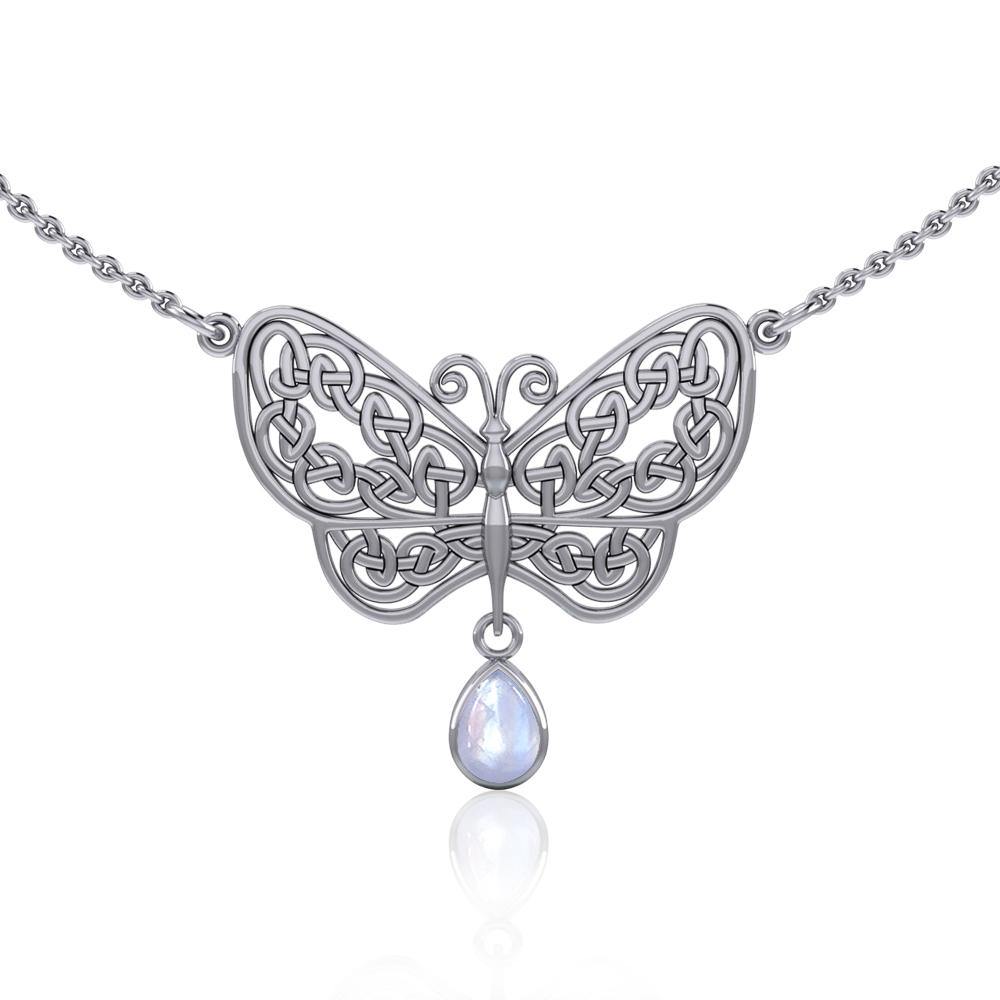Celtic Knot Butterfly Necklace TN257 Necklace
