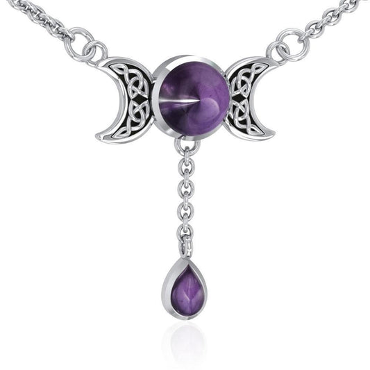 Blue Moon Silver Necklace TN258