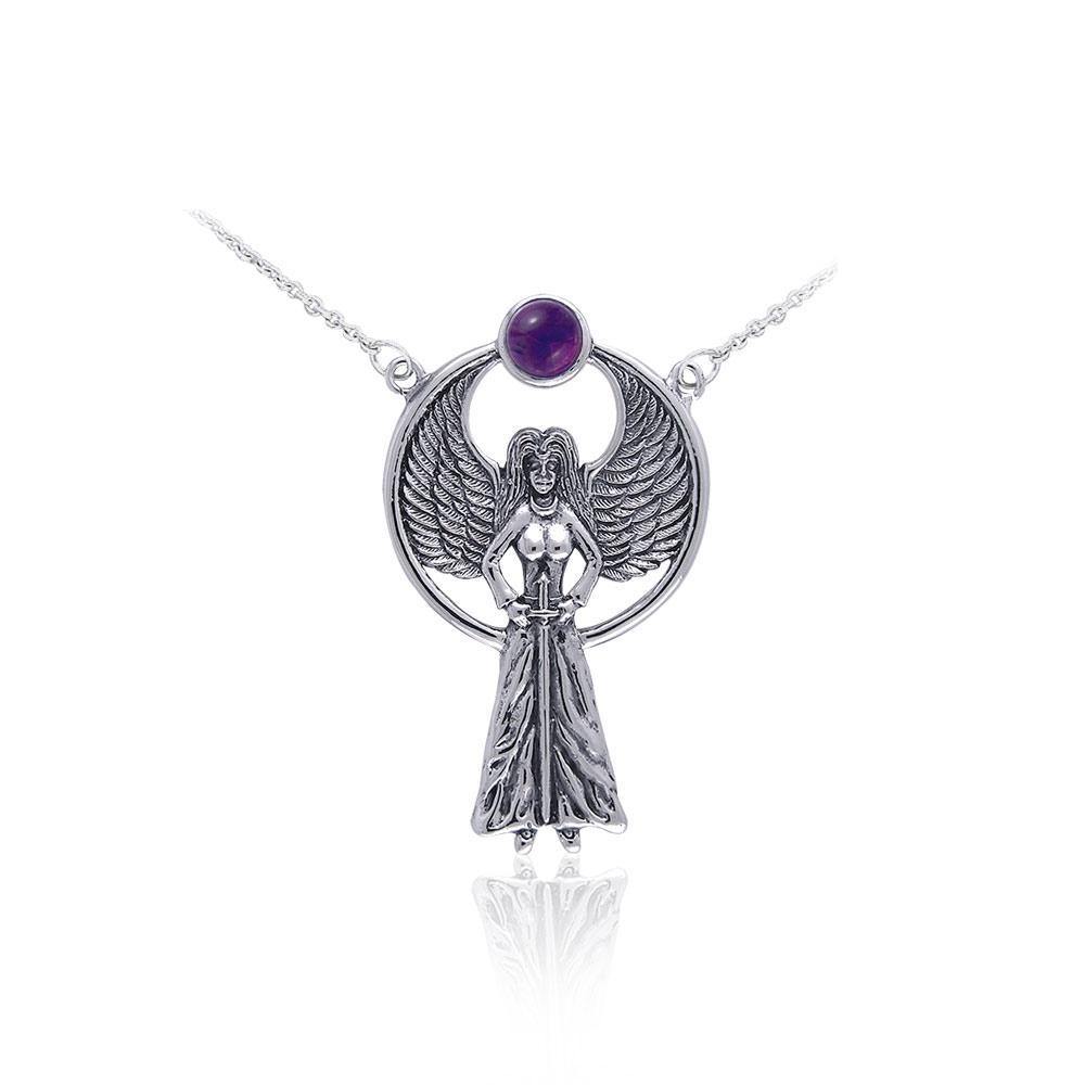 Avenging Angel Silver Necklace TNC010 Necklace