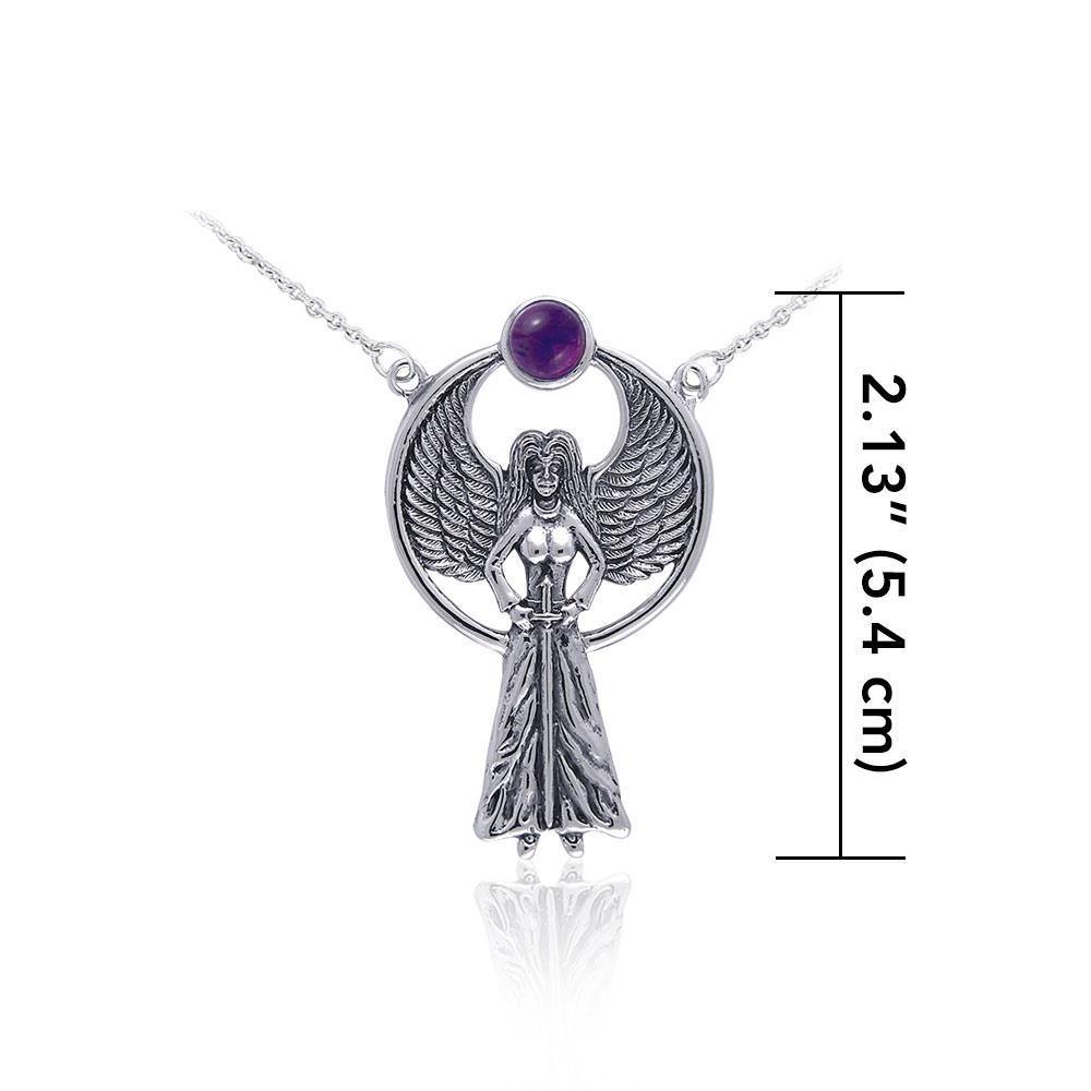 Avenging Angel Silver Necklace TNC010 Necklace