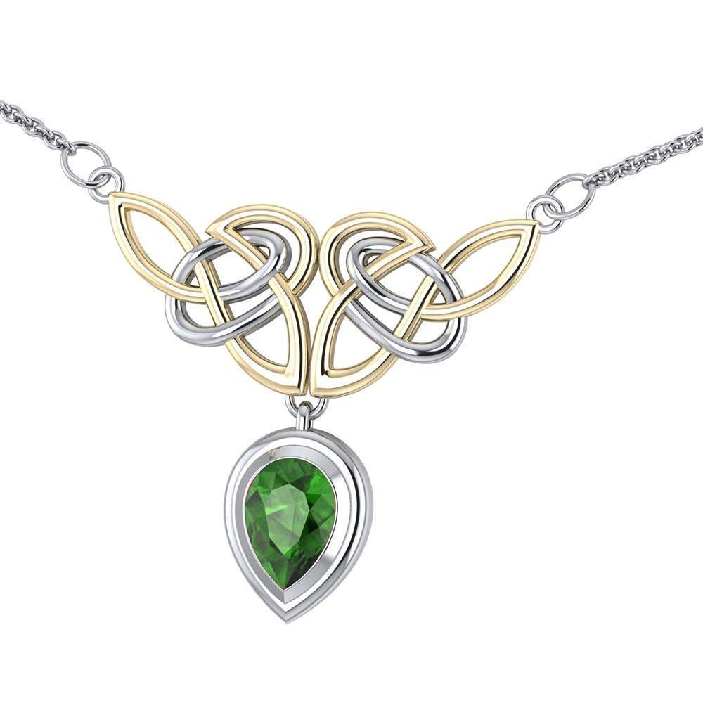 Live in the eternity beyond existence ~ Celtic Knotwork Sterling Silver Necklace Jewelry TNV132 Necklace