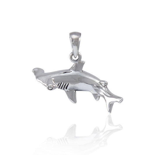 Hammerhead Shark Silver Pendant TP1058