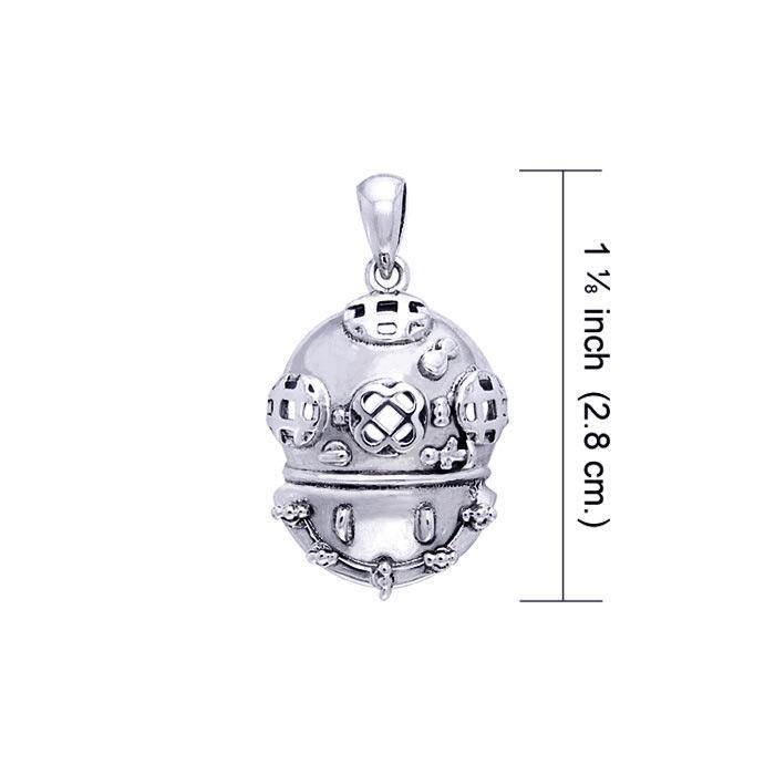 It’s worth the experience ~ Sterling Silver Dive Helmet Pendant Jewelry TP1082 Pendant