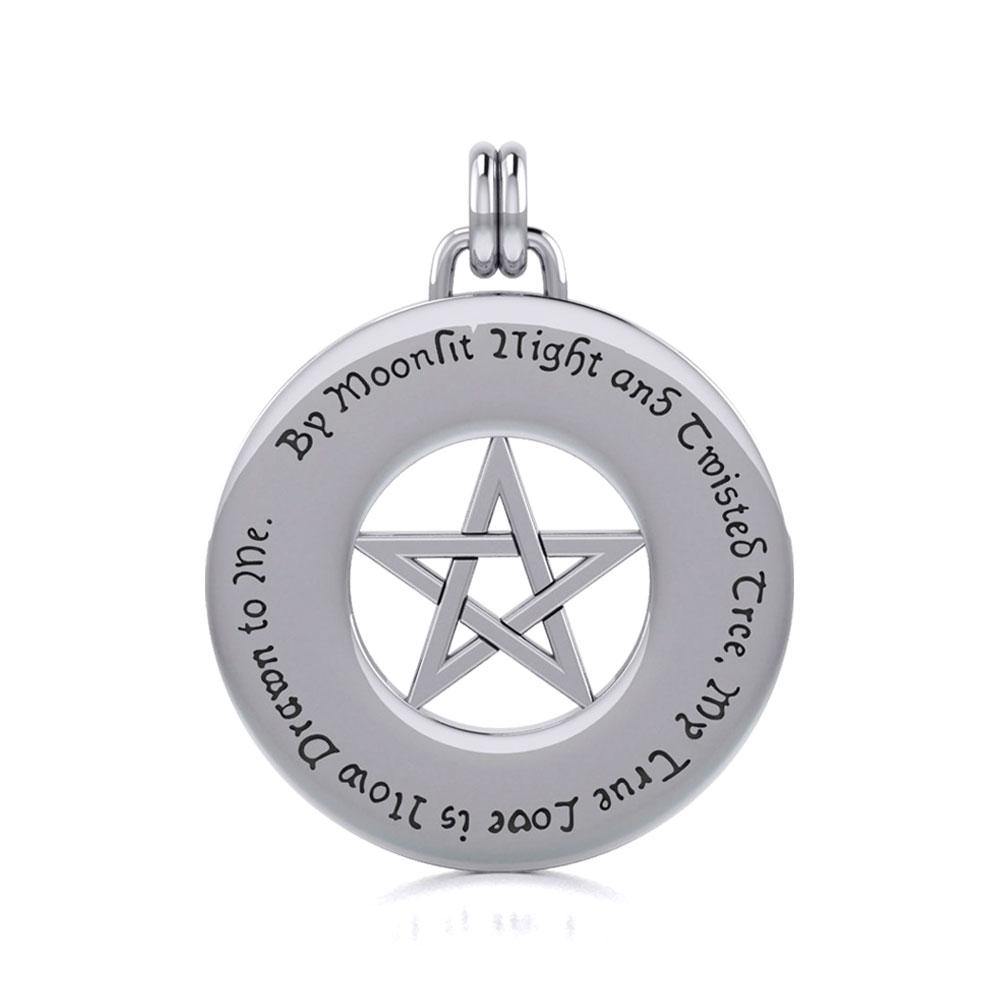 Silver Pentagram Pentacle Pendant TP3291 Pendant