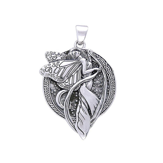 Moonlight Faery Sterling Silver Pendant TP3431 Pendant