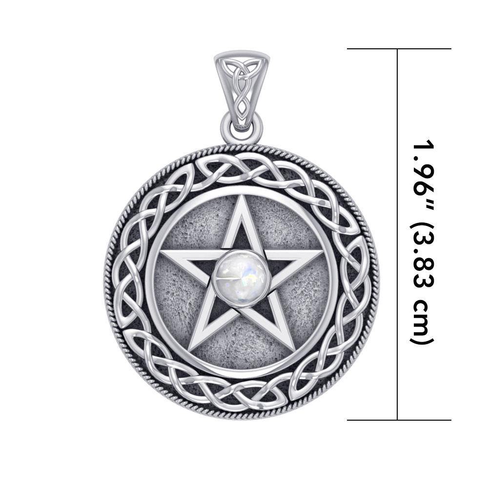 Silver Pentagram Pentacle Pendant TP568 Pendant