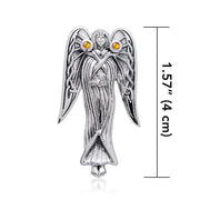 Inspirational Angel Silver Pendant TPD124 Pendant