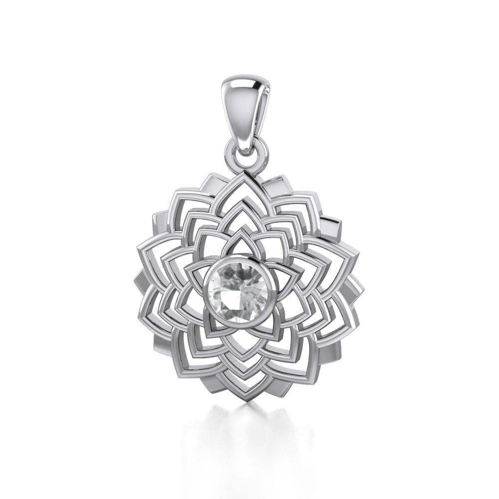 Sahasrara Crown Chakra Silver Pendant TPD1973 Pendant
