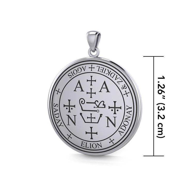 Sigil of the Archangel Zadkiel Sterling Silver Pendant TPD2821 Pendant
