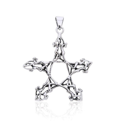The Goddess Pentagram ~ A Sterling Silver Jewelry Pendant TPD3007 Pendant