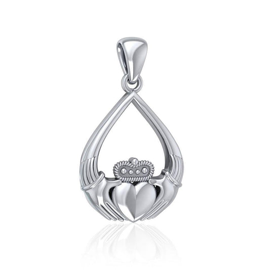 Claddagh Sterling Silver Pendant TPD3153 Pendant