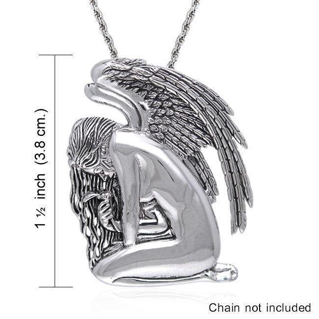 Love Me Not Fairy Silver Pendant TPD325 Pendant