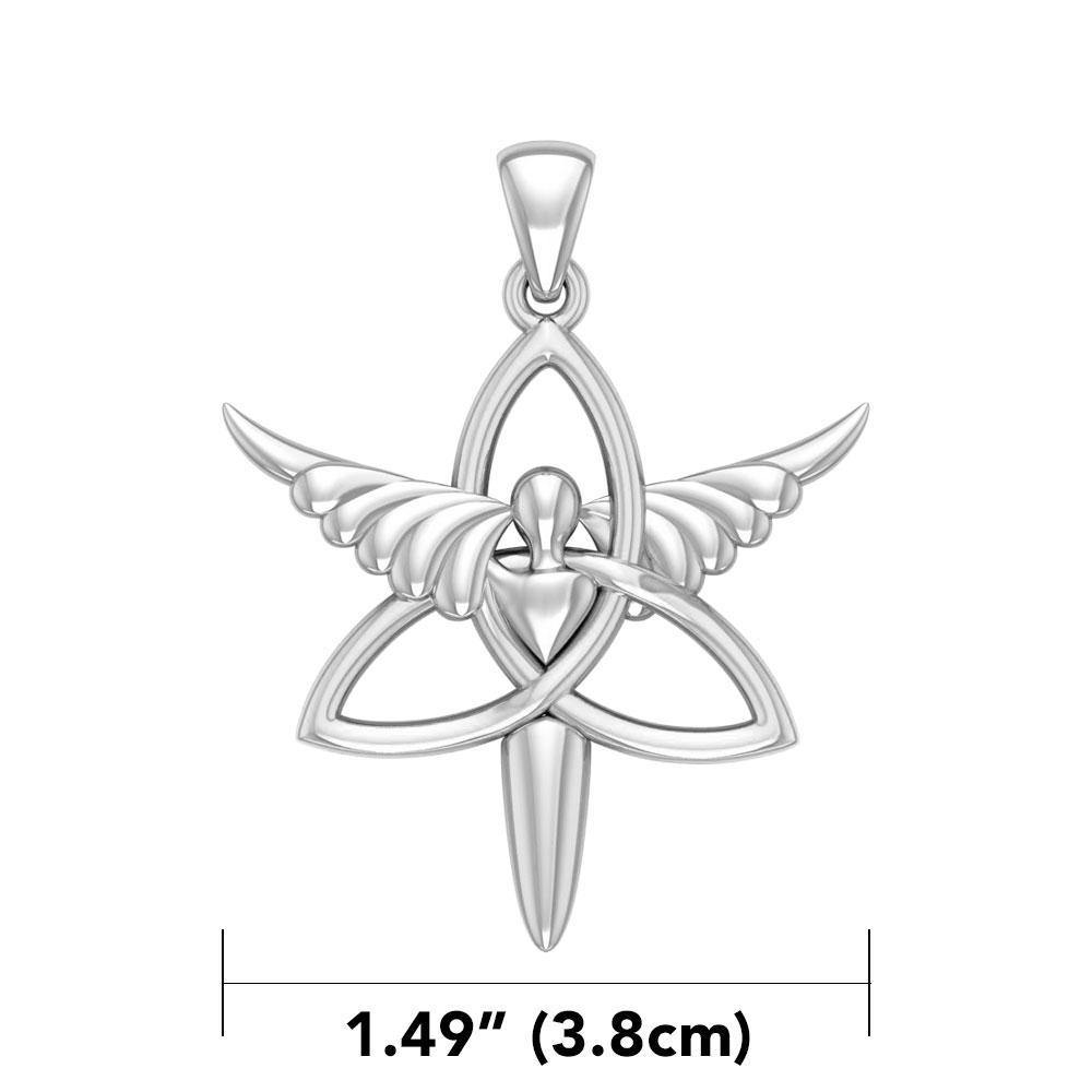 Angel Trinity Knot Sterling Silver Pendant TPD3268 Pendant