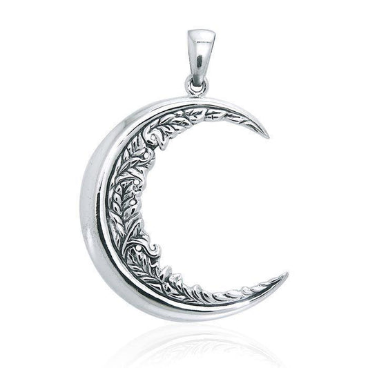 Moon Vines Silver Pendant TPD3347 Pendant