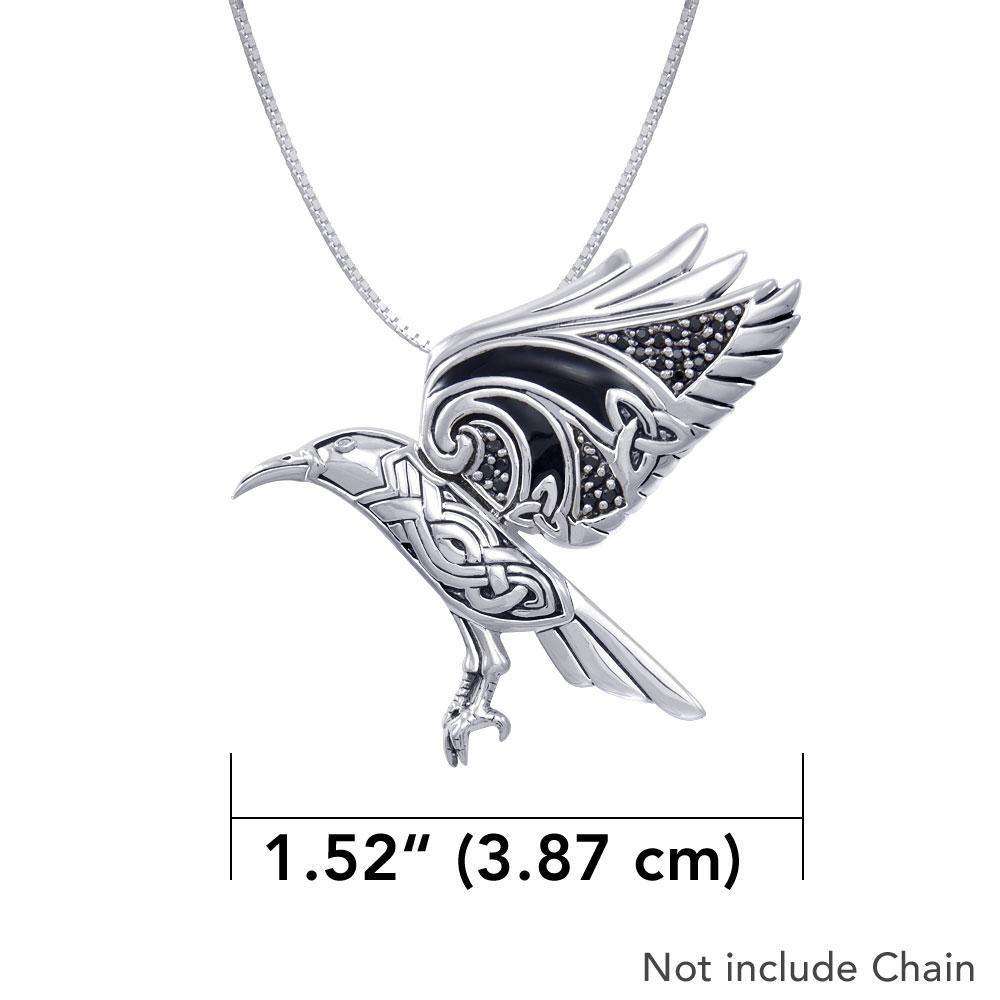 Behind the Mystery of the Mythical Raven TPD3382 Pendant