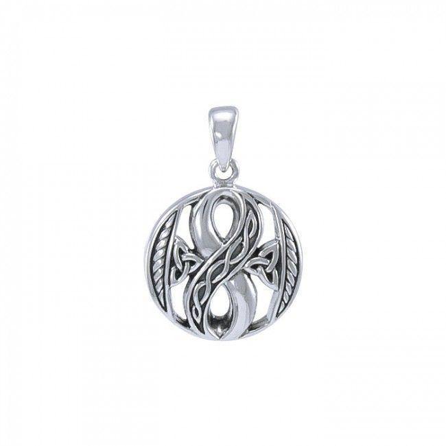 Endless Inspiration ~ Sterling Silver Celtic Knotwork Infinity Pendant Jewelry TPD3384 Pendant