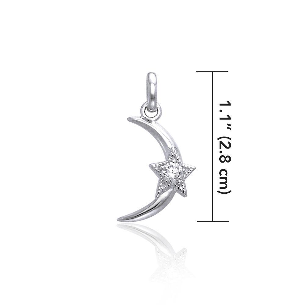 Shine Bright Like a Diamond in the Sky ~ Sterling Silver Pendant Jewelry TPD3510 Pendant