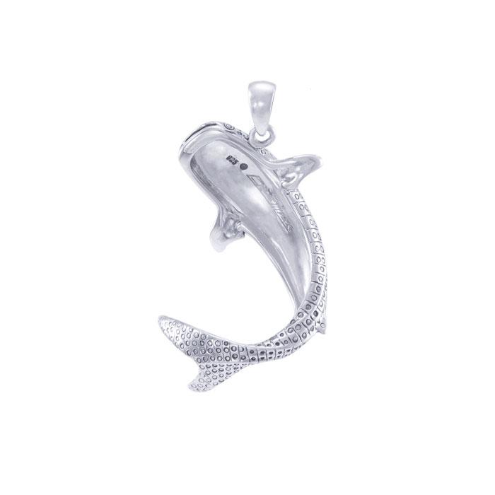 Large Whale Shark  Sterling Silver Pendant TPD4859 Pendant