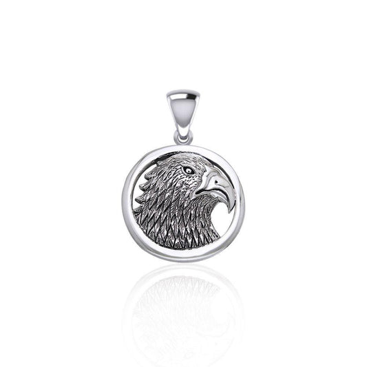 Eagle Head Sterling Silver Pendant TPD5058 Pendant