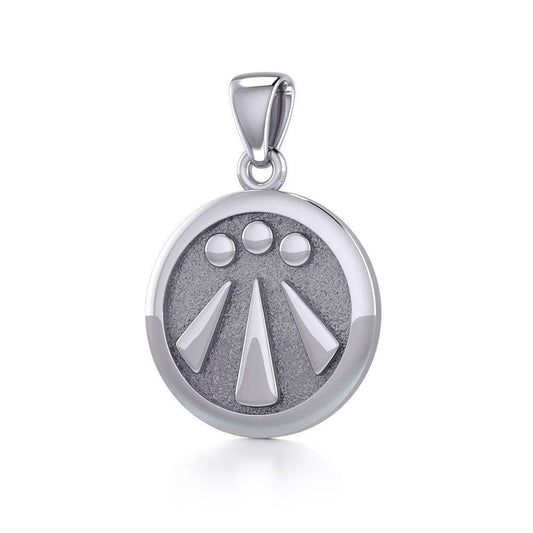Awen The Three Rays of Light Silver Pendant TPD5304 Pendant