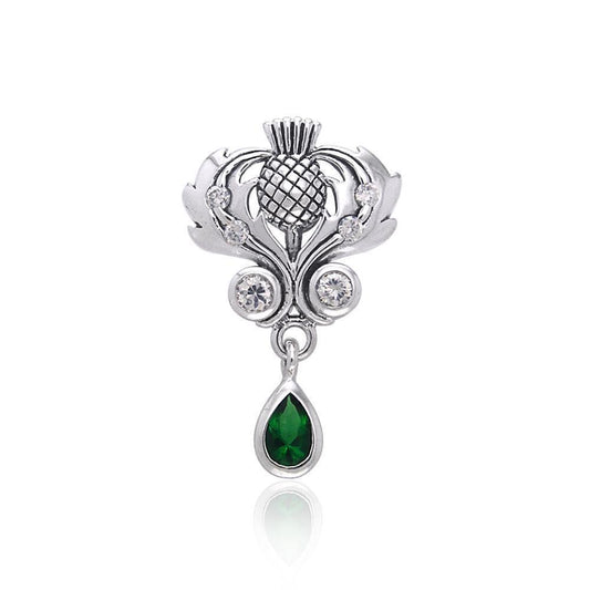Scottish Thistle Pendant TPD687
