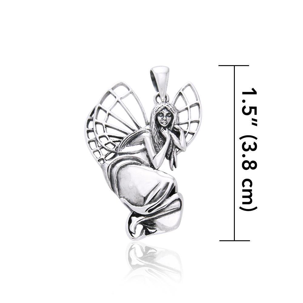 A fairy dreaming in the forest ~ fine Sterling Silver Jewelry Pendant TPD968 Pendant