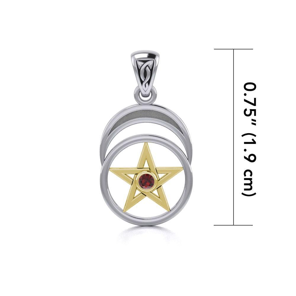Crescent Moon The Star Pendant TPV1279 Pendant