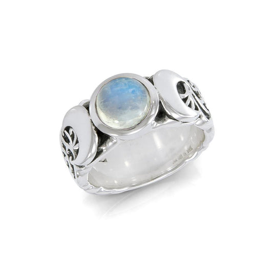 Blue Moon Silver Ring TR3766