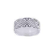 Celtic Knotwork Silver Ring TR671