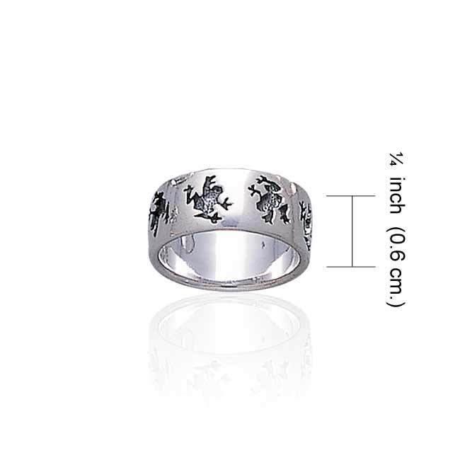 Silver Frog Sterling Silver Ring TR896 Ring