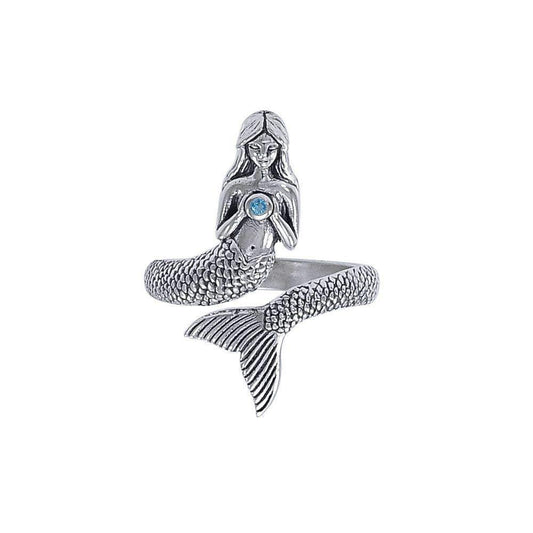 Mermaid Wrap Sterling Silver Ring TRI1328