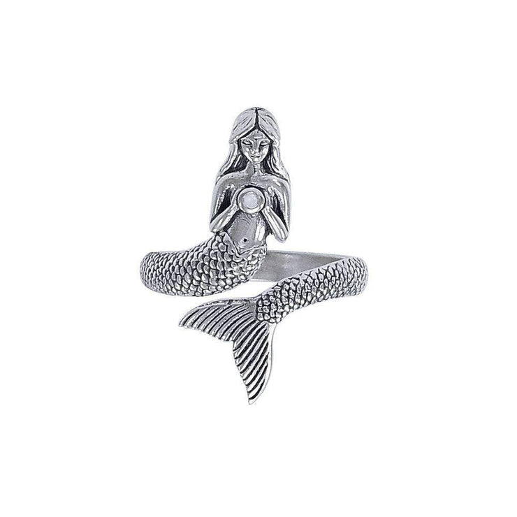 Seek your imagination with the Sea Mermaid ~ Sterling Silver Wrap Ring TRI1328 Ring