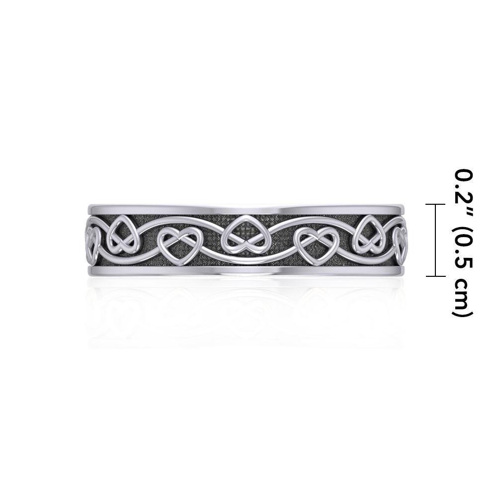 A Celtic art for the millennia ~ Sterling Silver Celtic Knotwork Ring TRI1345 Ring