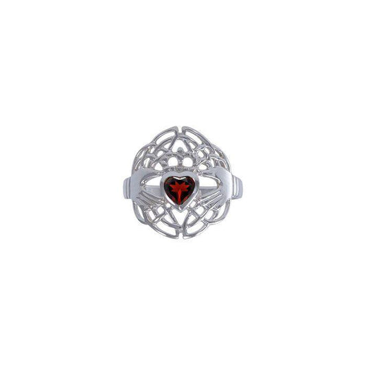 Celtic Claddagh Love Spell Sterling Silver Ring TRI1560 Ring