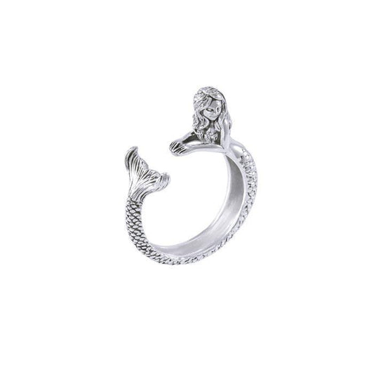 Mermaid Sterling Silver Wrap Ring TRI1630 Ring