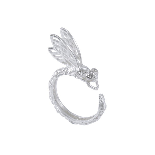Sterling Silver Dragonfly Ring TRI1640 Ring