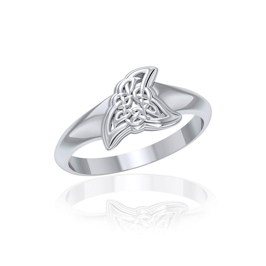 Celtic Shark Fin Silver Ring TRI1763 Ring