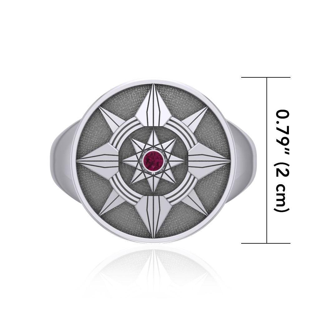 Be a Star Sterling Silver Ring with Gemstone TRI625 Ring