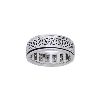 Celtic Triquetra Spinner Ring TRI884
